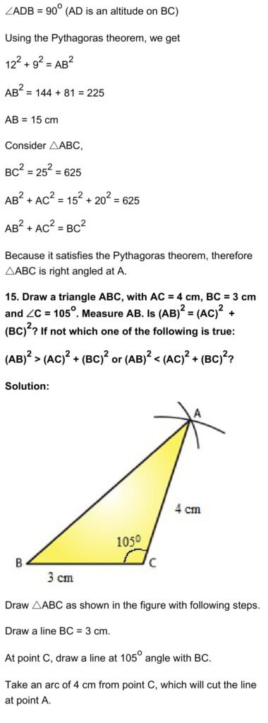 RD Sharma Class 7 Maths Chapter 15 – Properties of Triangles Exercise ...
