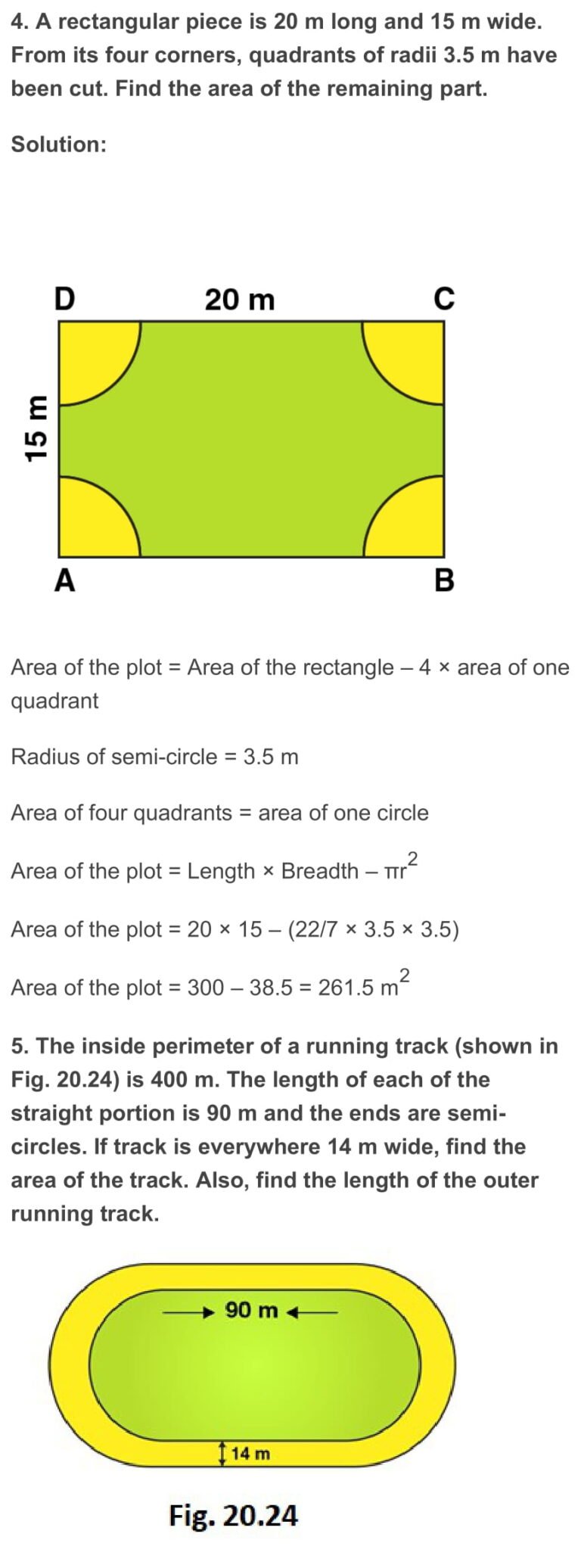 RD Sharma Chapter 20 – Mensuration – I (Area of a Trapezium and a ...